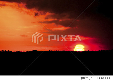 アマゾン川の夕景 アマゾン川の夕景 1338433