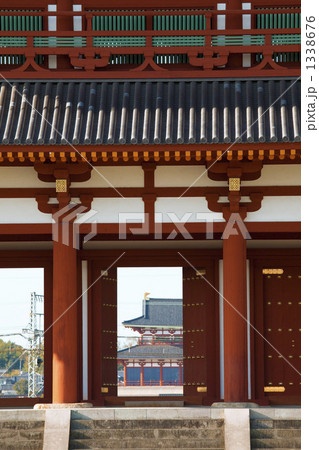 平城京朱雀門と大極殿 1338676