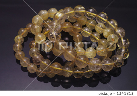 ゴールドルチル・クリスタル・クォーツ／金針水晶のブレスレット群 1341813