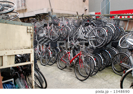 回収された放置自転車 回収された放置自転車 1348690