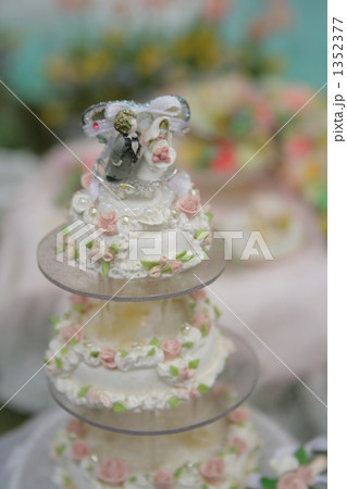 ミニチュアウェディングケーキ ミニチュアウェディングケーキ 1352377