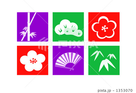 松竹梅と扇 松竹梅と扇 1353070