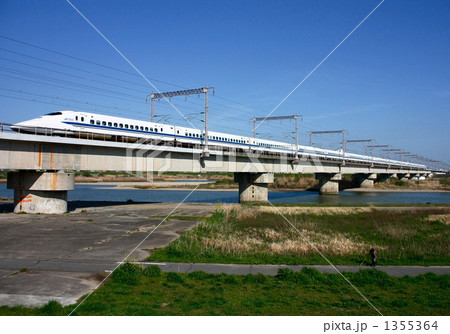 加古川橋梁を渡る７００系 1355364