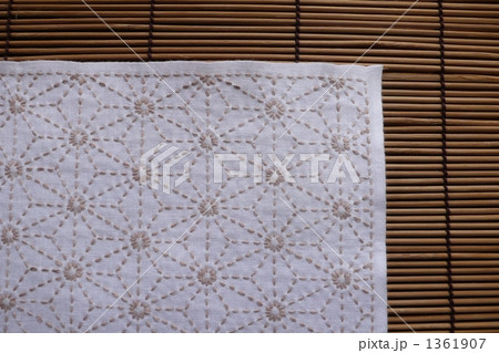 ふきん　麻の葉 1361907