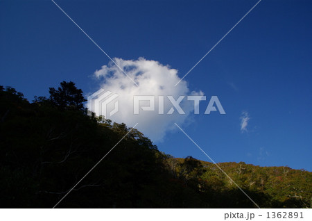 秋晴れの白い雲 1362891