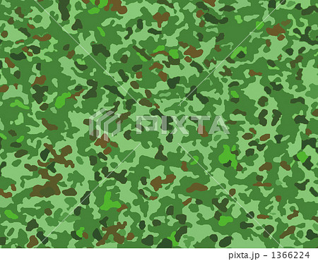 Camouflage Pattern 01 Green Series Stock Illustration