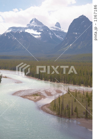 エメラルドグリーン河川 エメラルドグリーン河川 1367186