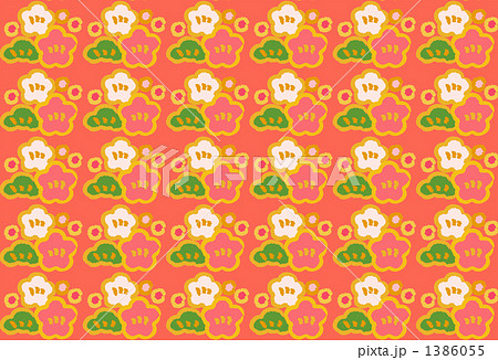 松と梅の模様 1386055