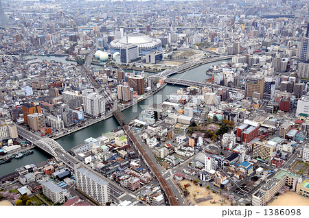 大阪市大正区を空撮 1386098
