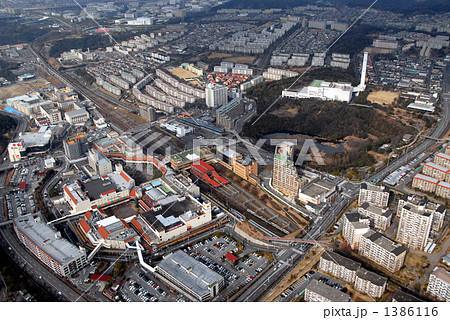 神戸、名谷駅を空撮 1386116