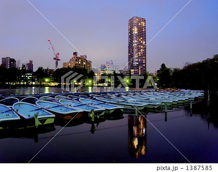 上野不忍池　HDR 1387585