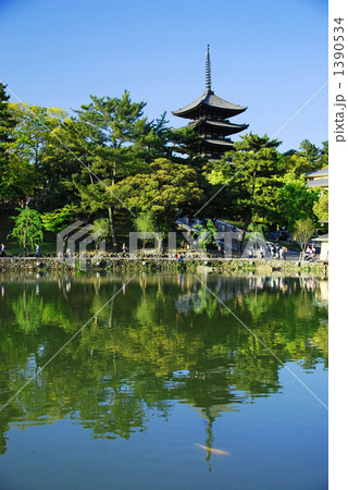 猿沢池と五重塔 1390534