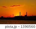 工業地帯の夕焼け 工業地帯の夕焼け 1390560