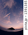 浅虫温泉　湯の島の夕日 1391385