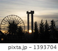 夕暮れの遊園地３ 1393704