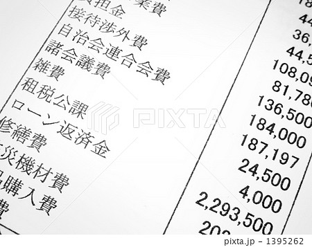 決算書 決算書 1395262