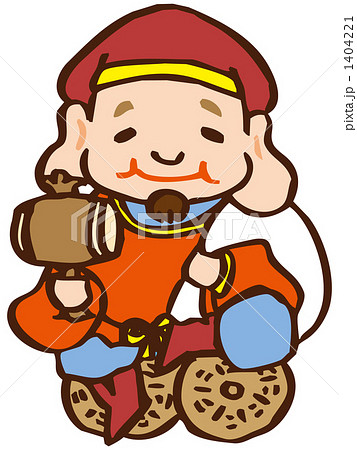 大黒天のイラスト素材