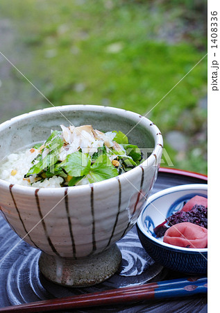 庭でお茶漬け 1408336