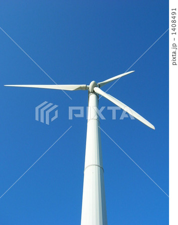 青空と白い風車 1408491