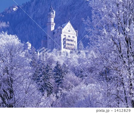 霧氷のノイシュバンシュタイン城 1412829