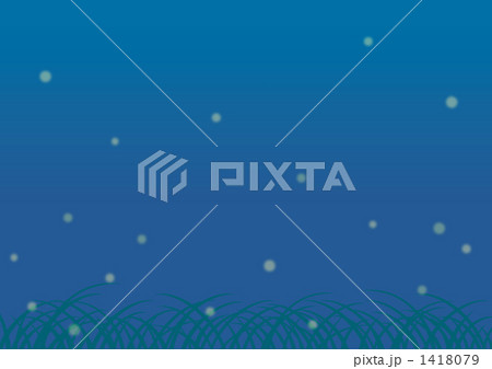 蛍の光が舞う夜空 蛍の光が舞う夜空 1418079