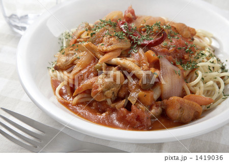 トマトソースのパスタ 1419036