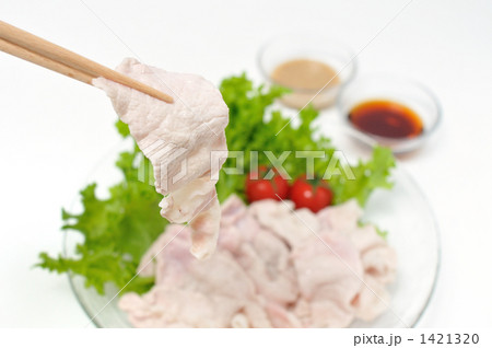 夏は、さっぱり冷製豚肉しゃぶしゃぶ。 1421320