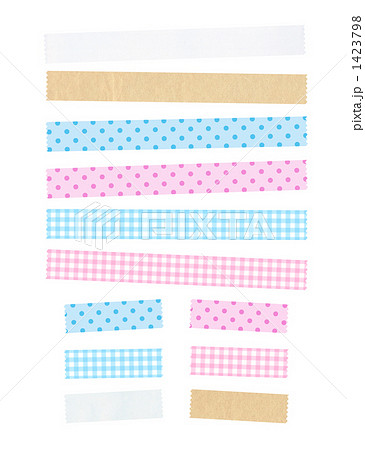 Cute 12 Types Of Masking Tape Stock Illustration