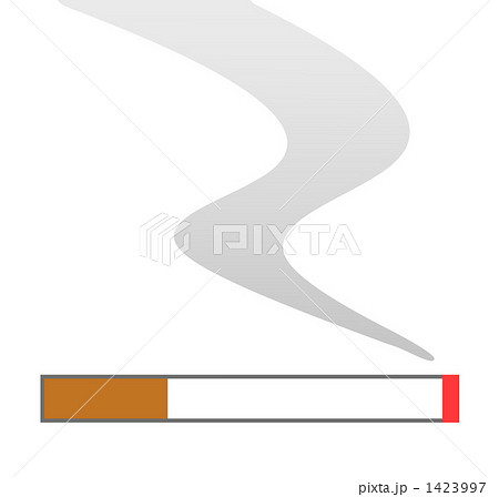 煙草の煙のイラスト素材 1423997 Pixta