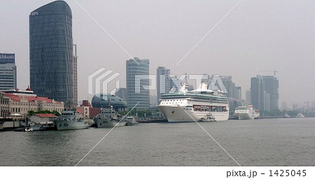 上海　外灘地区 黄浦江 1425045