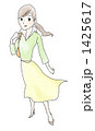 颯爽と立つ女性 1425617