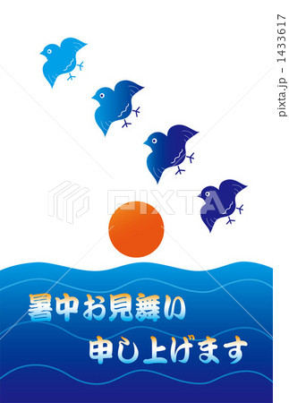 千鳥と日の出 1433617