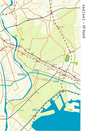 千葉県市川市の地図 1441944