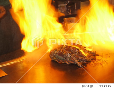 活ロブスターの鉄板焼き 1443435