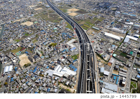 第二京阪道を空撮 1445799