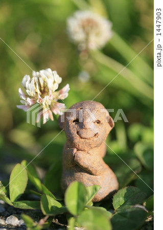 笑顔のお地蔵様陶芸作品 1447903
