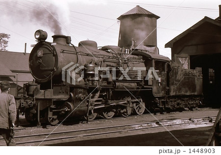 ９６００塗装終了　昭和44年　美唄鉄道 1448903