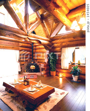ログハウス　リビング 1454605