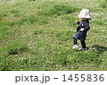 草むらを走る2歳の女の子 1455836