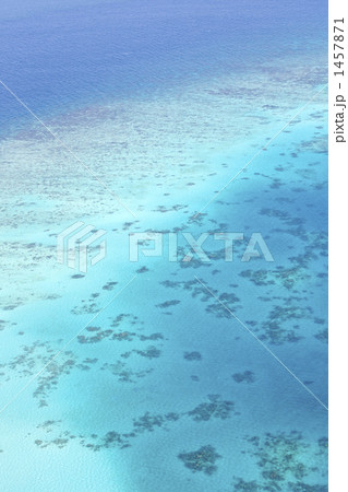 世界遺産グレートバリアリーフの空撮 1457871