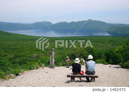 樽前山展望台から支笏湖を望む 1462472