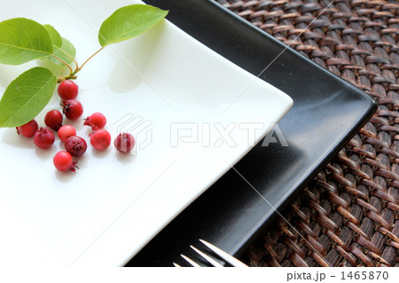 皿とジューンベリー 1465870