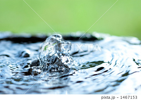 水面 水 天然水の写真素材