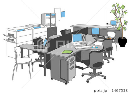 Paperless Office Stock Illustration