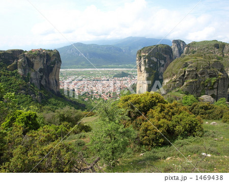 世界遺産「メテオラ」の「アギア・トリアダ修道院」（ギリシャ） 1469438