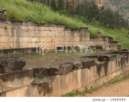 世界遺産「デルフィの考古遺跡」の「 アルゴス人の記念碑」（ギリシャ） 1469484
