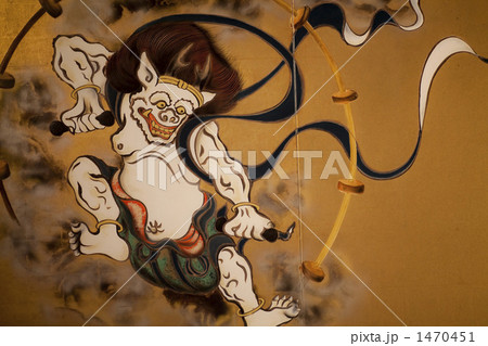 風神雷神図屏風　雷神 1470451