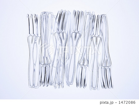 プラスチックのフォーク 1472086