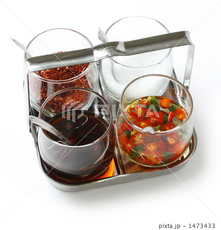 タイ料理の卓上調味料セット・クルワンポン タイ料理の卓上調味料セット・クルワンポン 1473433