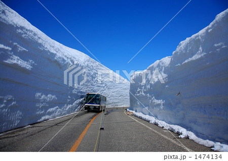 室堂の雪の壁 1474134